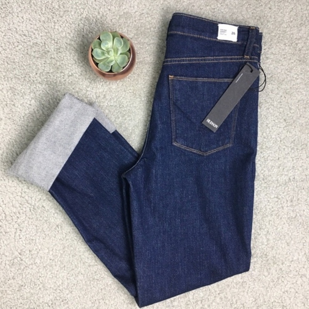 NWT Hudson Zoeey Straight Crop Jean Pant 26